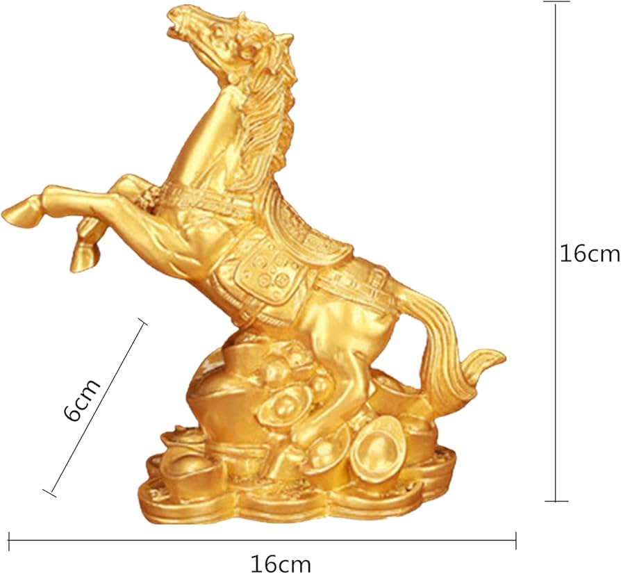 Amazon.co.jp: 置物 馬 風水 かっこいい 馬の置物 オブジェ 金運 開運