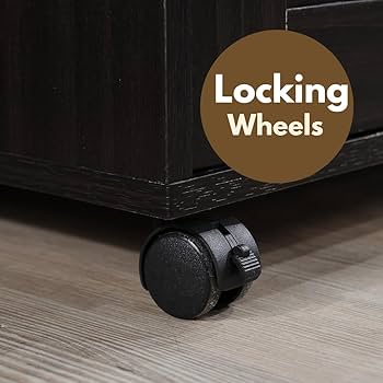 Amazon｜Hodedah キッチンアイランド チョコレート/グレー(トップ