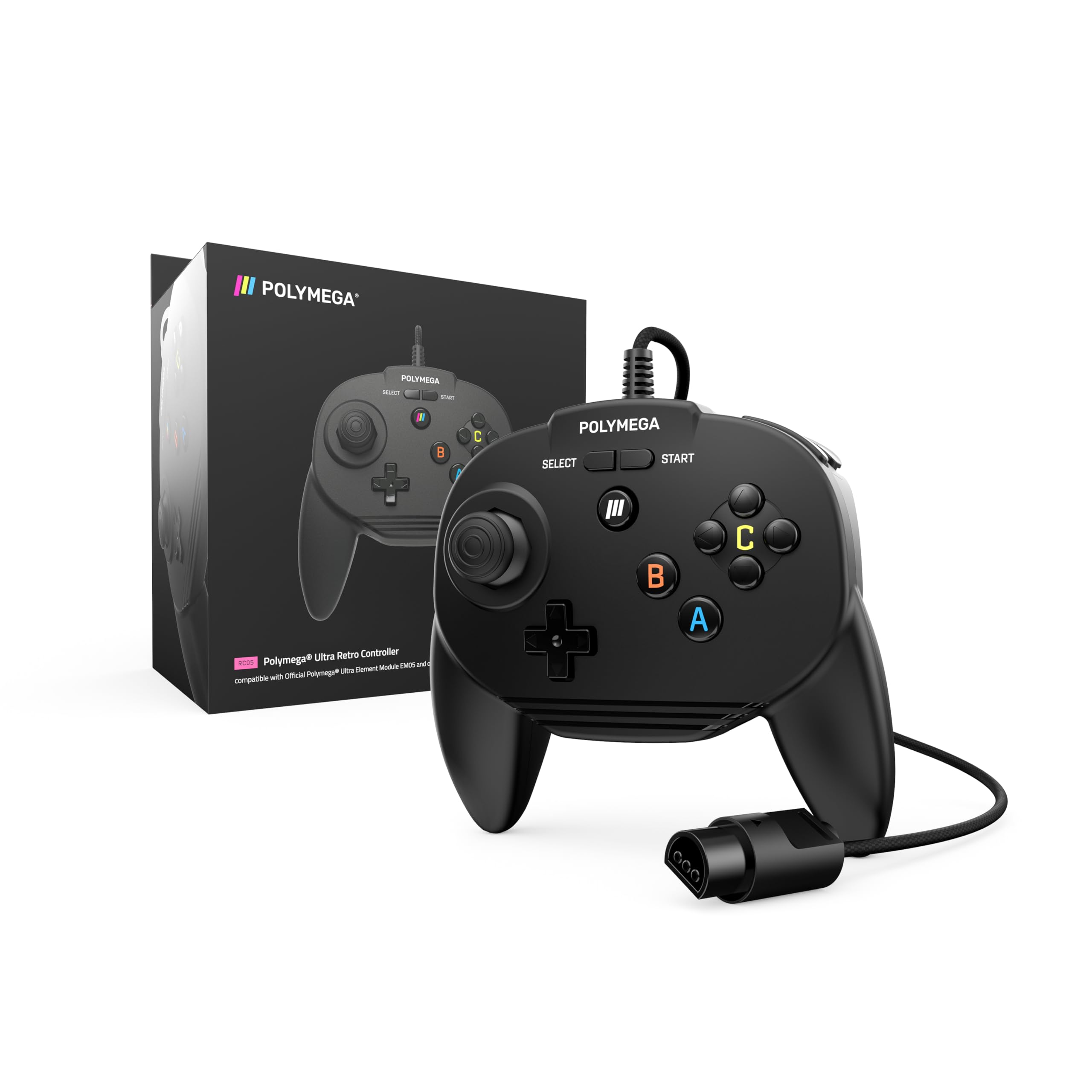 Amazon.com: Polymega® Ultra Retro Controller (RC05) - Wired