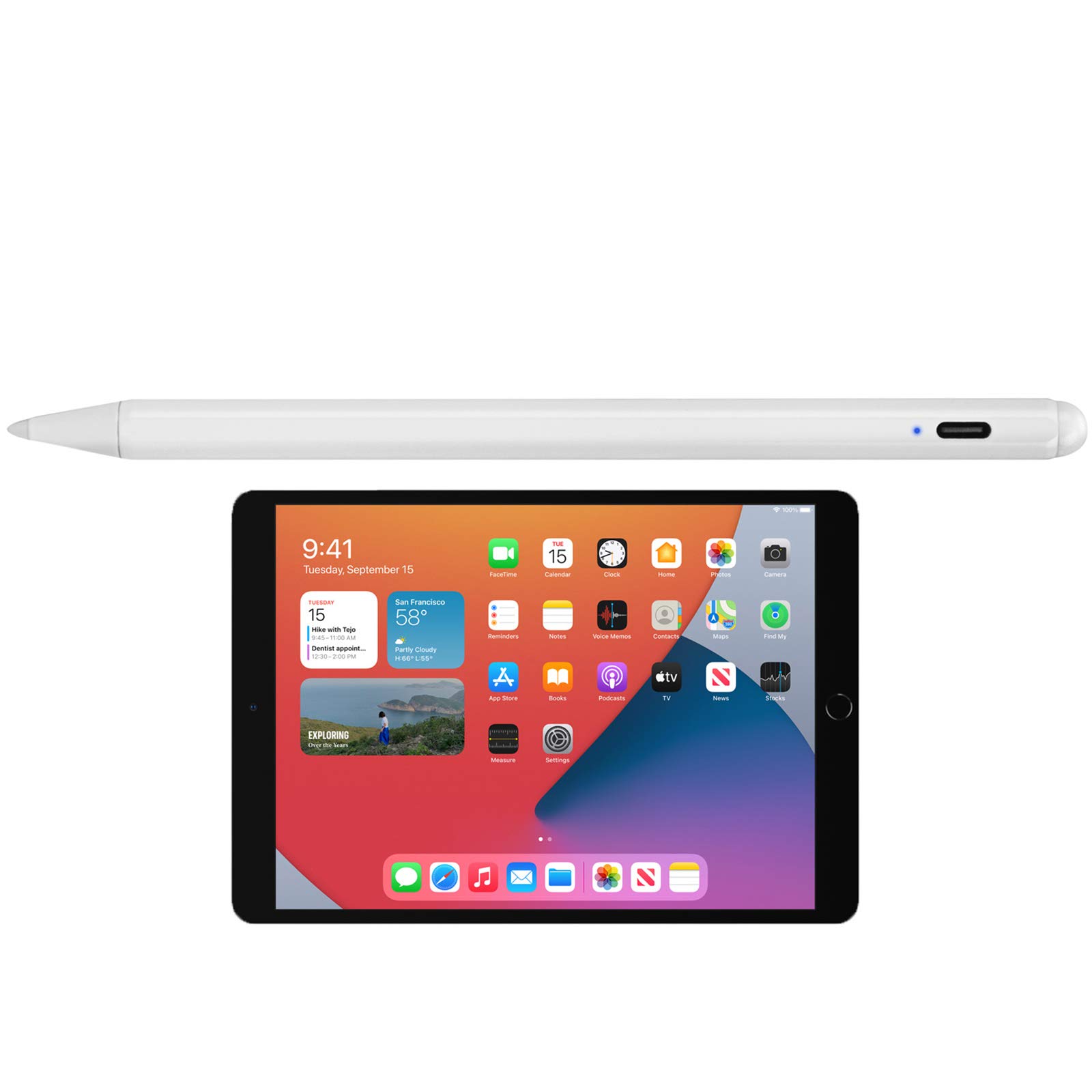 Amazon | EDIVIA iPad Pro 12.9 ペンシル 第4世代 2020 パームリジェ