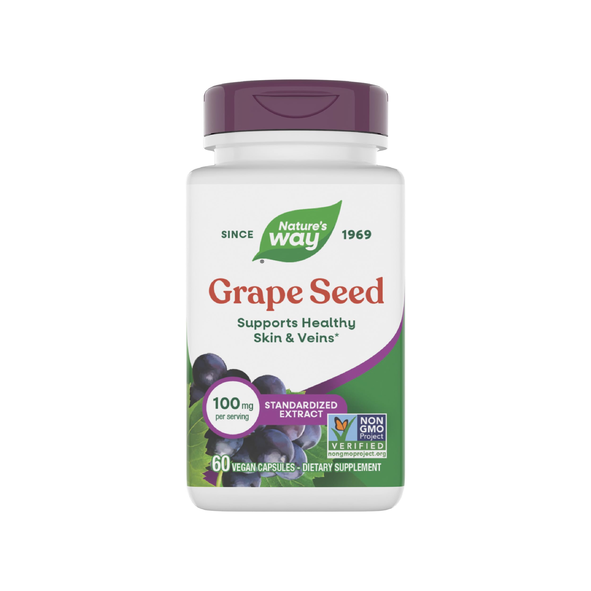 Amazon.com: Nature's Way Grape Seed Standardized Extract, Supports