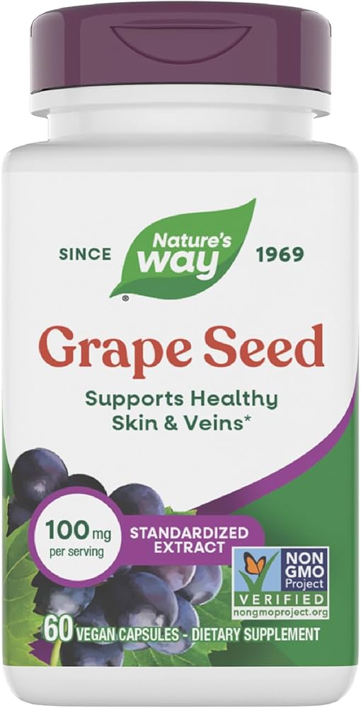 Amazon.com: Nature's Way Grape Seed Standardized Extract, Supports