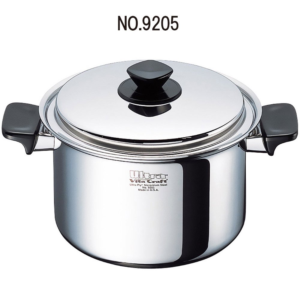 Amazon｜ビタクラフト 深型 両手鍋 ザル 1年保証 パスタパン 21cm