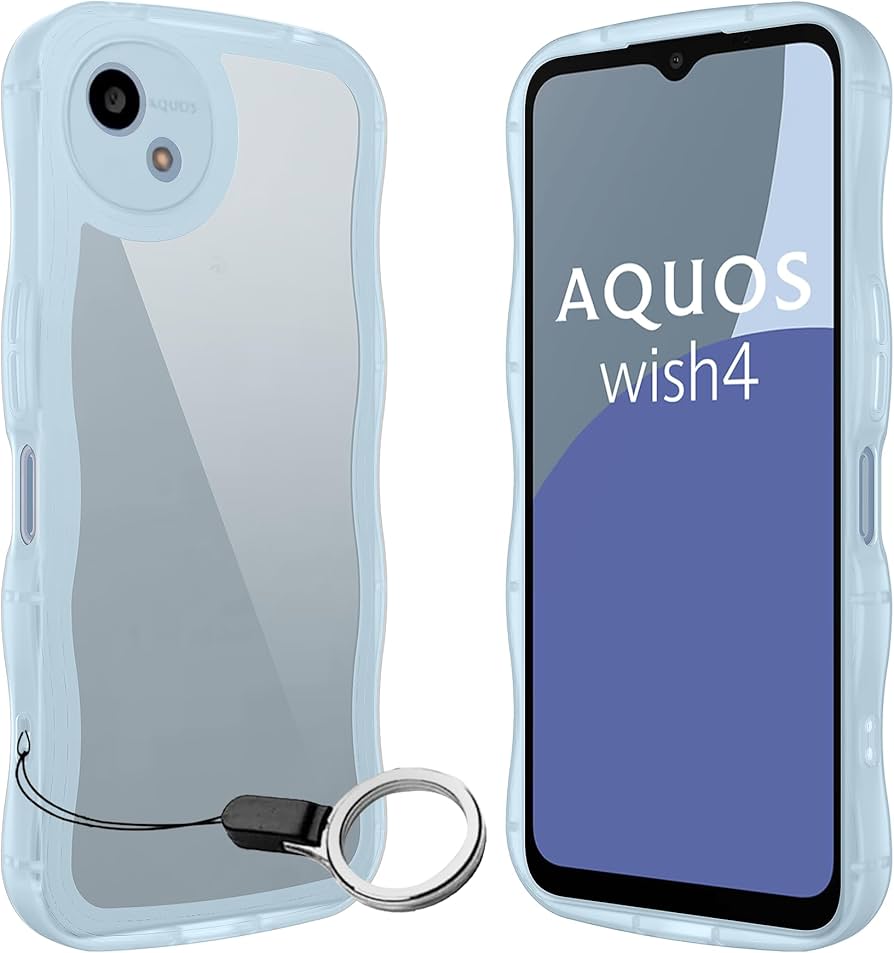 Amazon.co.jp: AQUOS Wish4用ケースリング付き アクオスウィッシュ4