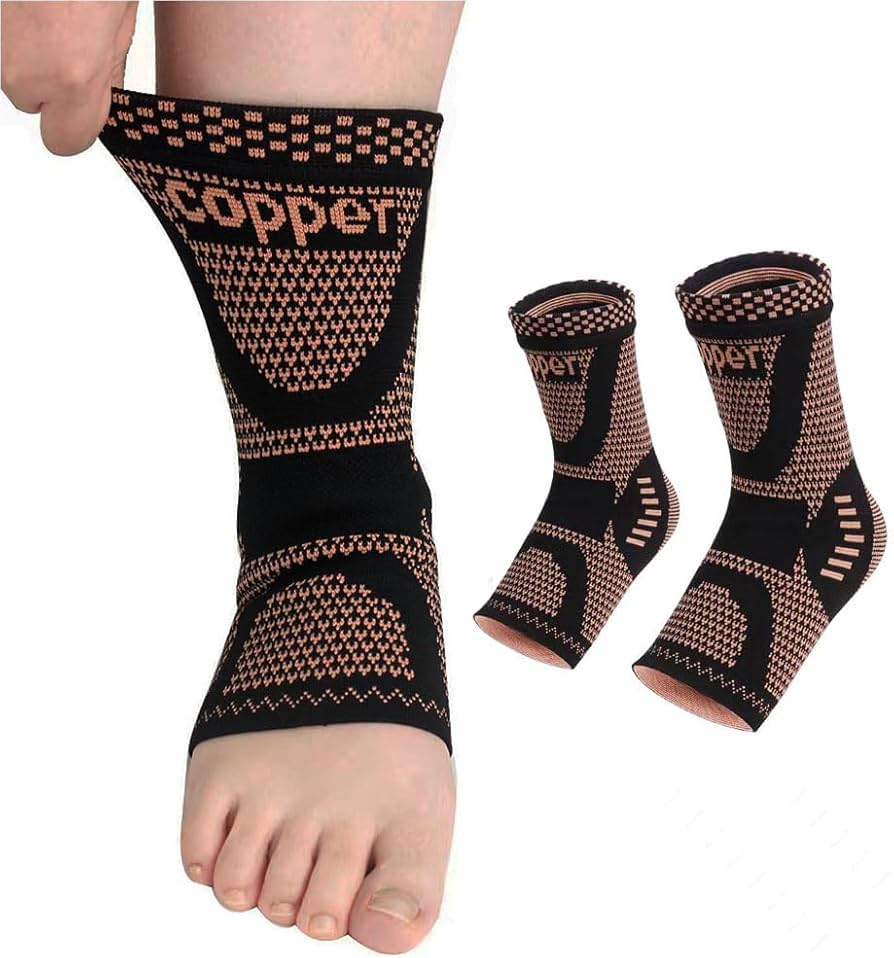 Amazon.com: MIHAIR Copper Ankle Brace Copper Infused Support for