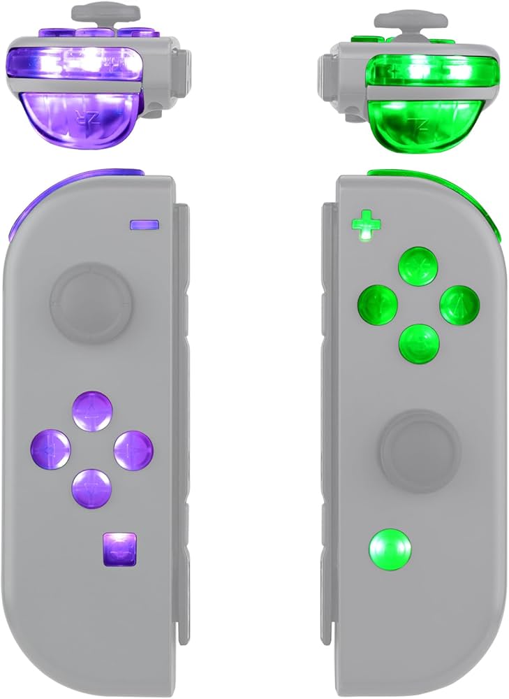 Amazon.co.jp: eXtremeRate NSのジョイコンに対応用DFS LEDキット七