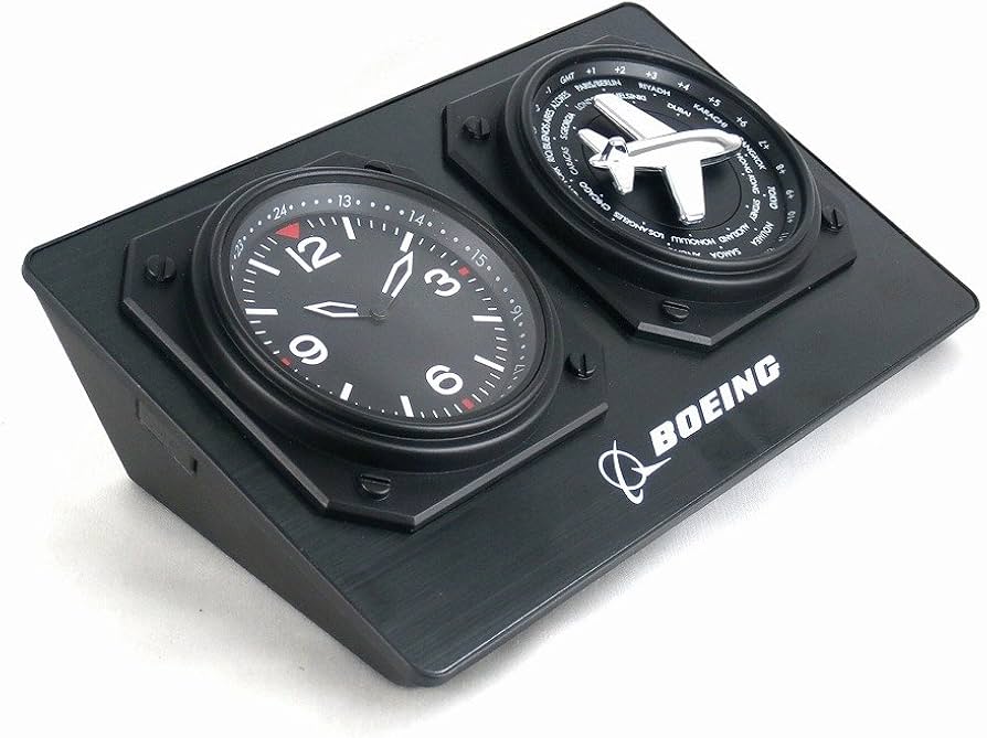Amazon.co.jp: (ボーイング) BOEING ワールドタイム デスククロック