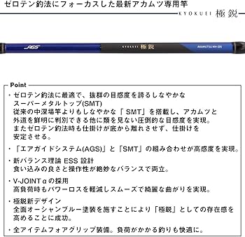 Amazon | ダイワ(DAIWA) 船竿 極鋭アカムツ M-205 | ダイワ(DAIWA) | 船竿