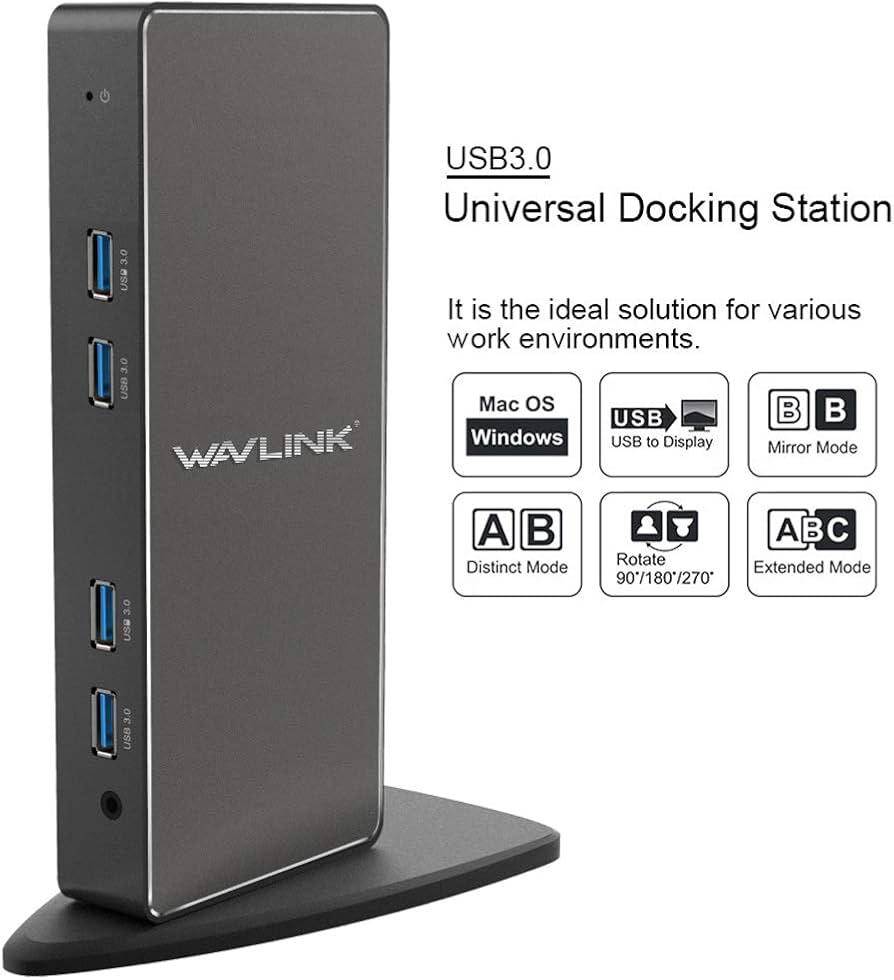 Amazon.co.jp: Wavlink USB 3.0ユニバーサルドッキングステーションUSB