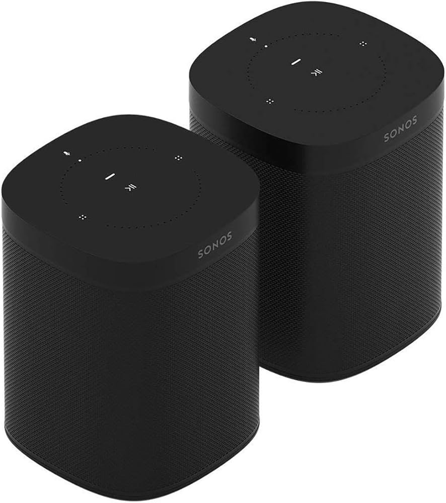 Amazon.com: Sonos One (Gen 2) Two Room Set Voice Controlled Smart