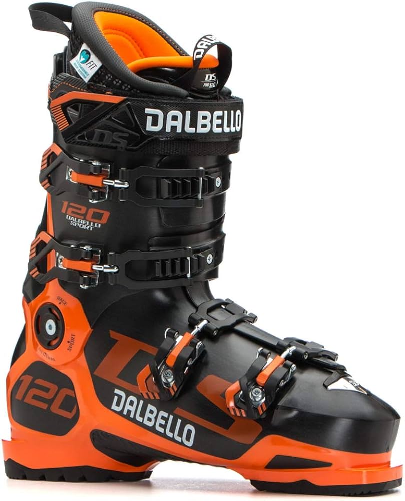 Amazon | Dalbello メンズ DS 120 MS ブラック/オレンジ スキーブーツ