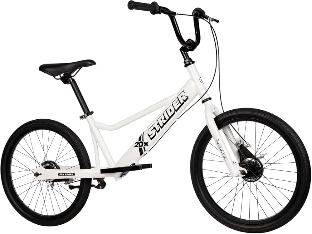 Amazon.com: Strider 20x, White - Learn-to-Ride Balance Bike for