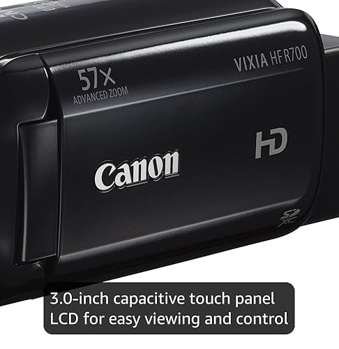 Amazon.com: Canon VIXIA HF R700 Videocámara Full HD (Negro