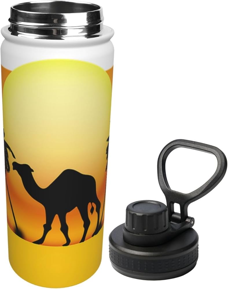 Amazon | 砂漠のラクダ 水筒 スポーツボトル 真空断熱ケータイマグ