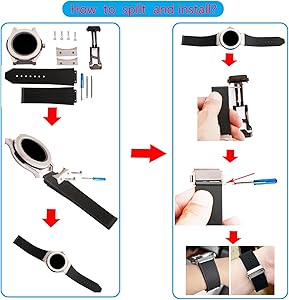 Amazon.com: MMBAY Big Bang Rubber 25mm Silicone Watch Bands