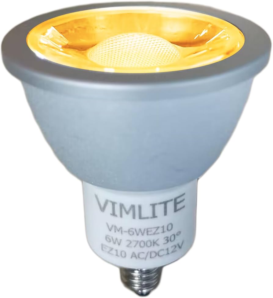 Amazon | VIMLITE LEDハロゲン電球 EZ10 AC/DC12V COB6W 7W JR50 LED