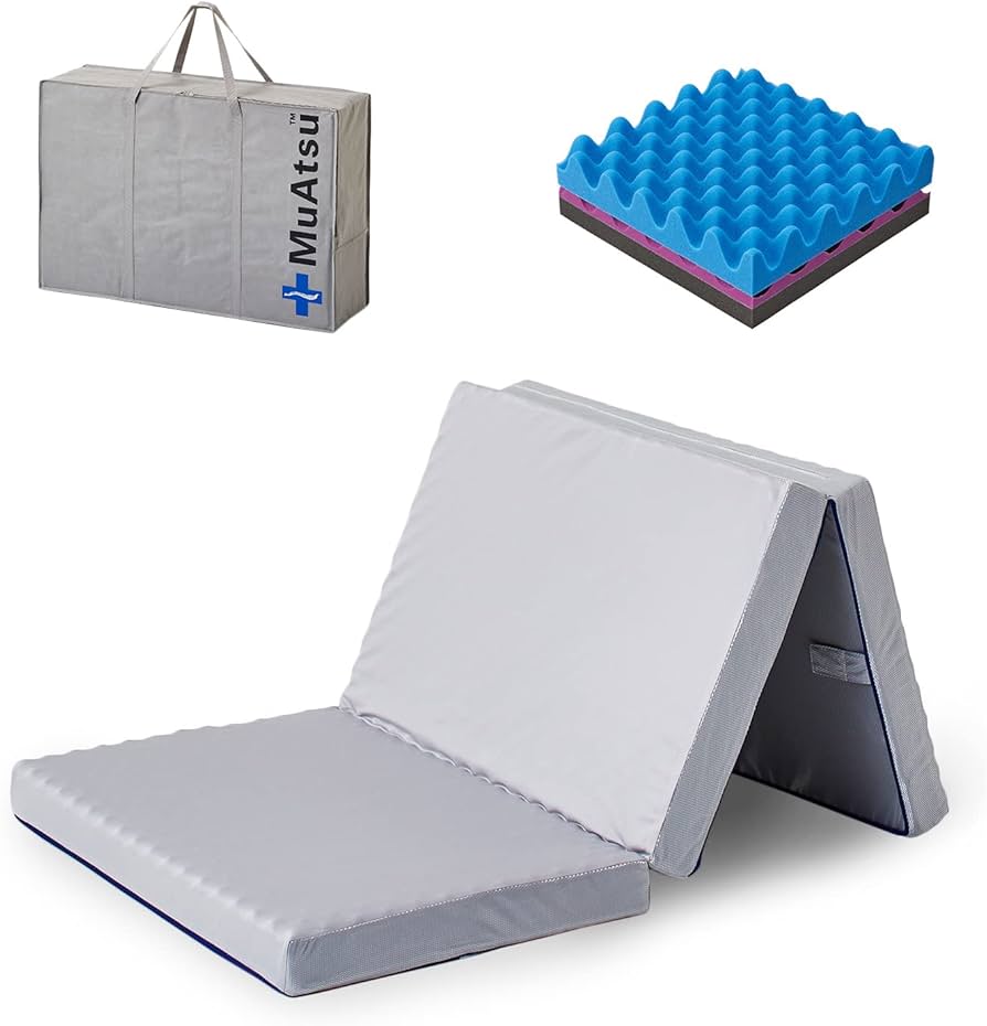 Amazon.co.jp: 昭和西川 ムアツ マットレス 三つ折り 折り畳み 敷布団