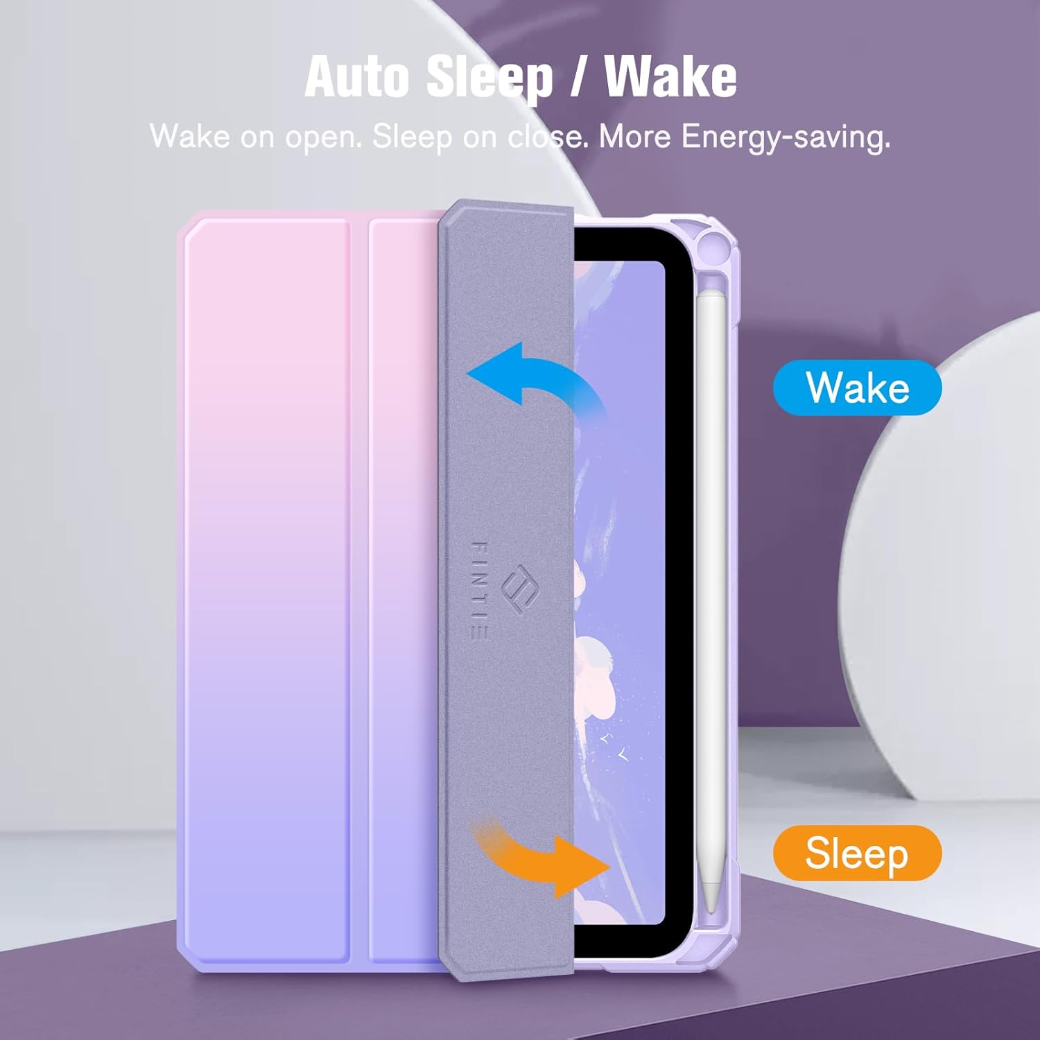 Hybrid Slim Case for iPad Mini 7 2024/iPad Mini 6 2023 Shockproof