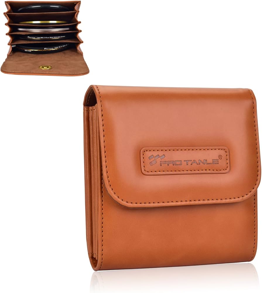 Amazon | レンズフィルターケース、5ポケットカメラレンズフィルター