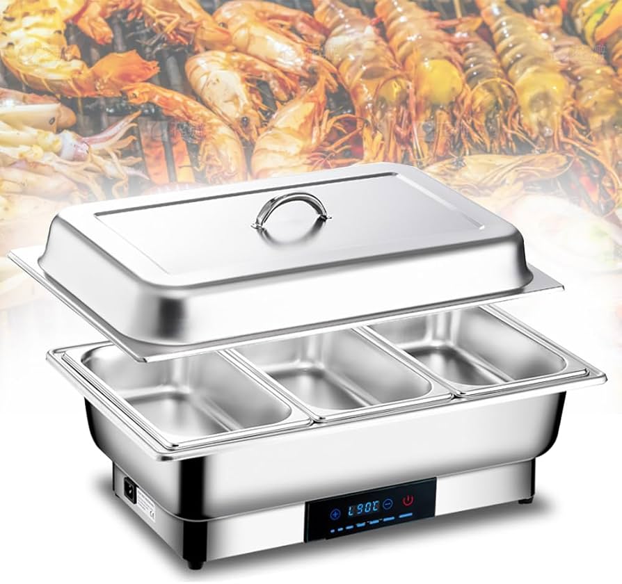 Amazon.co.jp: ビュッフェサーバー 湯煎式 チェーフィングディッシュ
