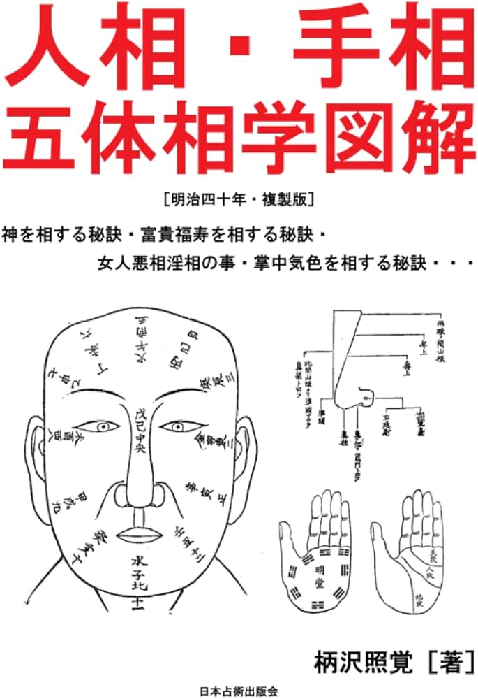 Amazon.co.jp: 人相・手相 五体相学図解［明治四十年・複製版］: 神を