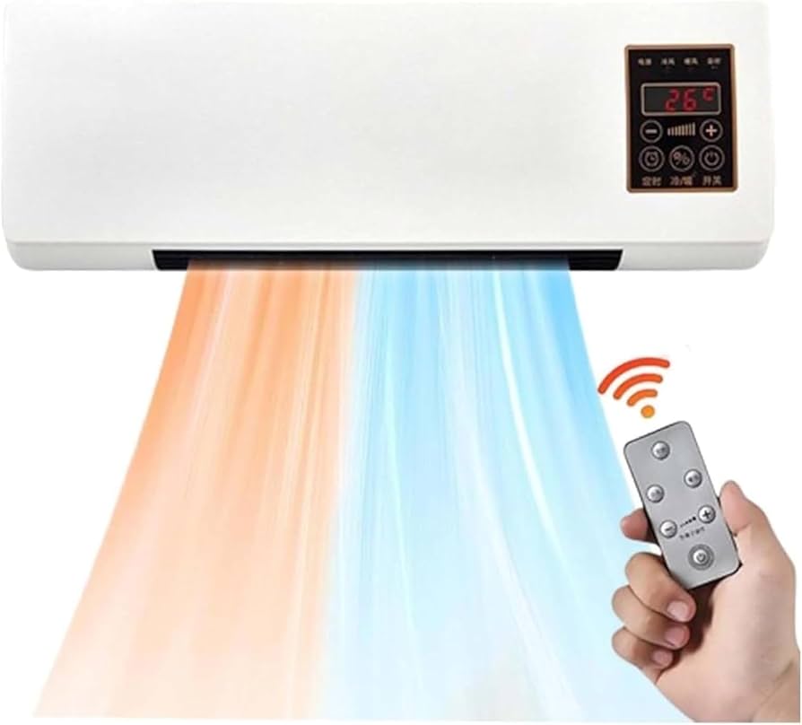 Amazon | Amecke冷暖両用移動式小型エアコン、冷暖房エアコンファン