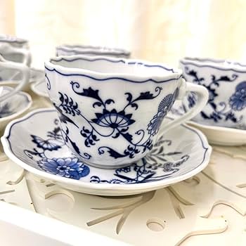 Amazon.co.jp: Blue Danubeブルーダニューブカップ&ソーサ 5客セット