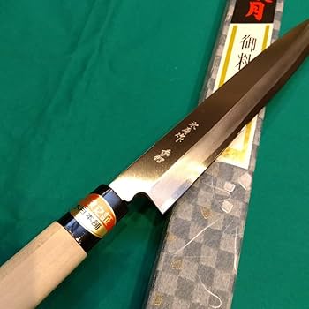 Amazon.co.jp: 水月手打 柳刃包丁 刺身包丁 8寸 240 : ホーム＆キッチン