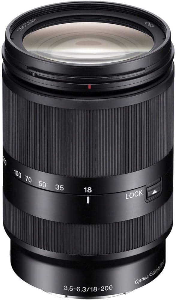 Amazon.com : Sony 18-200mm F3.5-6.3 E-Mount Lens SEL18200LE