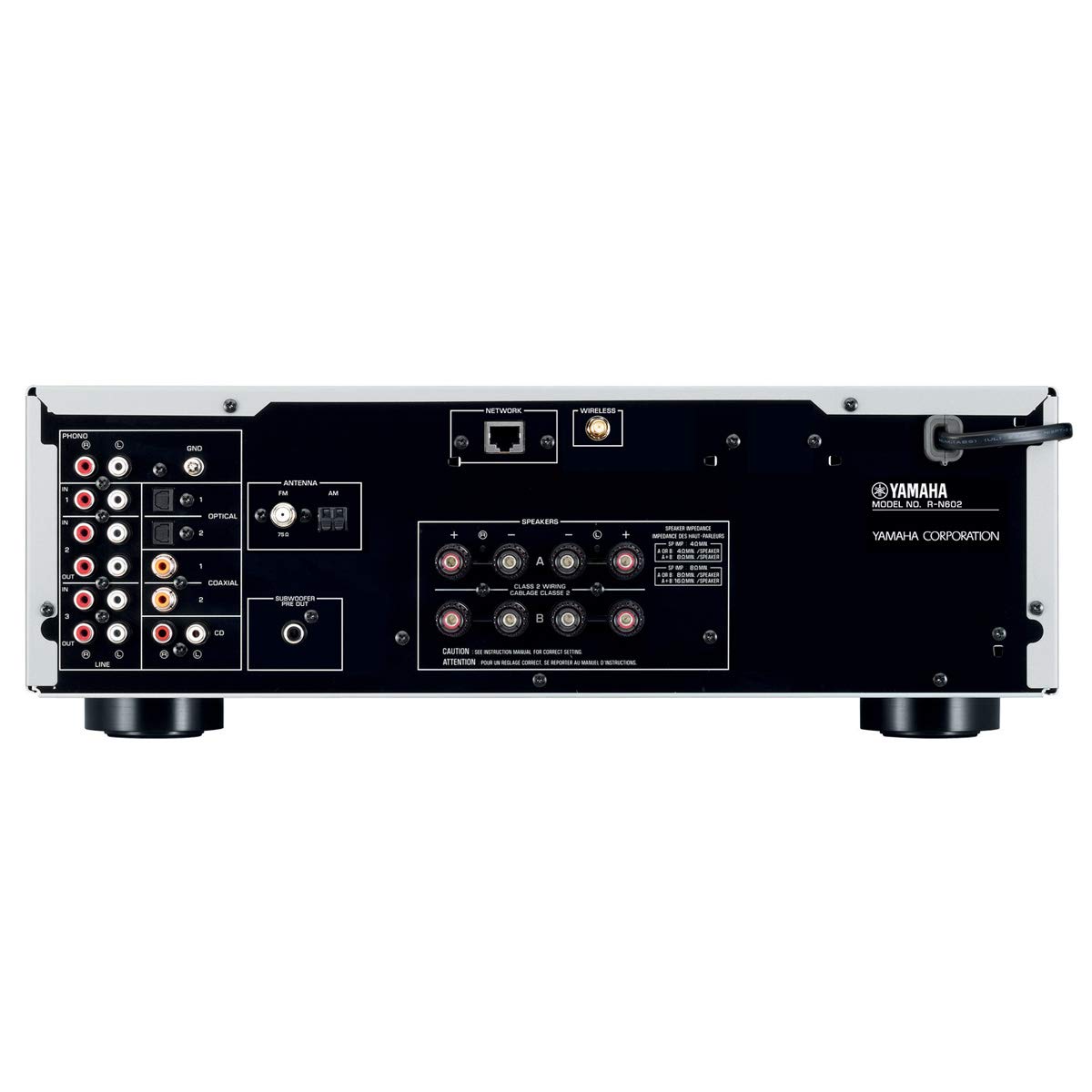 Receptor estéreo em rede Yamaha R-N602 com MusicCast | Amazon.com.br