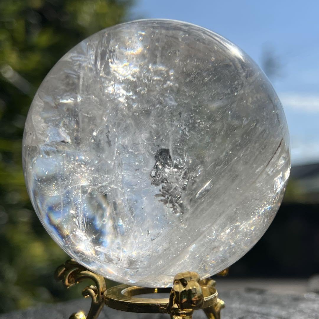 Amazon.co.jp: ??超極上キラキラ丸玉 度 激ヤバレインボー?虹 ヒマラヤ