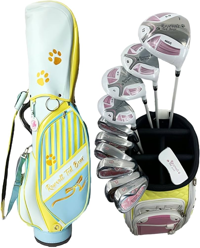 Amazon.co.jp: Roosevelt Teddy Bear RTB-K19 Women's Golf Full Set