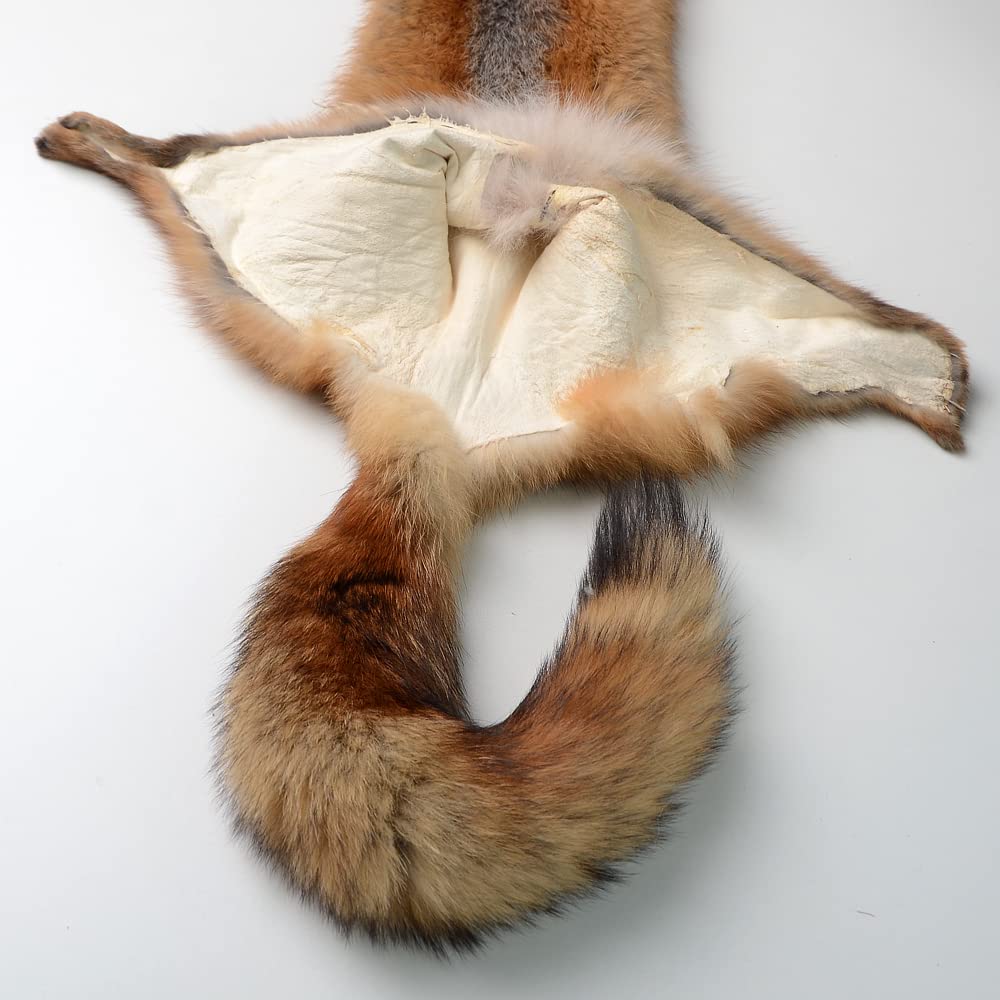 Amazon.co.jp: 天然なめしレッドフォックスの毛皮 毛皮を隠す フライ