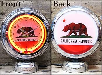 Amazon.co.jp: アメリカンネオンクロック 【ガスランプ ネオンクロック