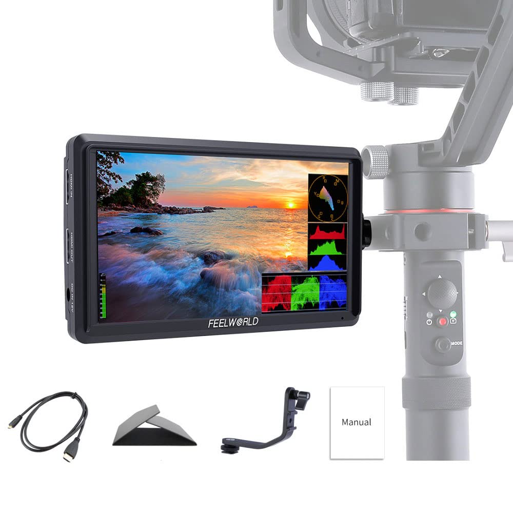 Amazon | Feelworld FW568 V2 5.5インチDSLRカメラフィールドモニター