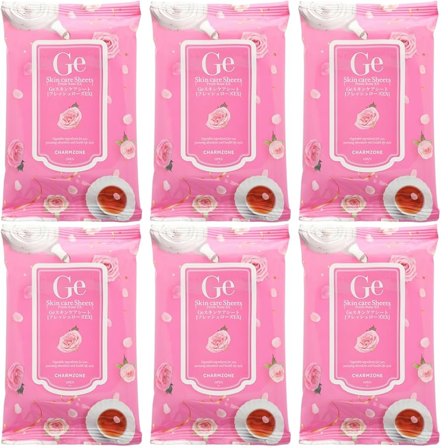 Amazon | チャームゾーン Ge スキンケアシート フレッシュローズEX 10