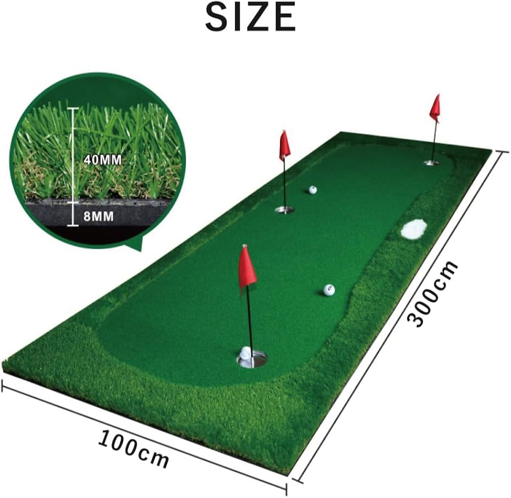 Amazon | SMALY 大型 パターマット 3m パター 練習マット ゴルフ練習