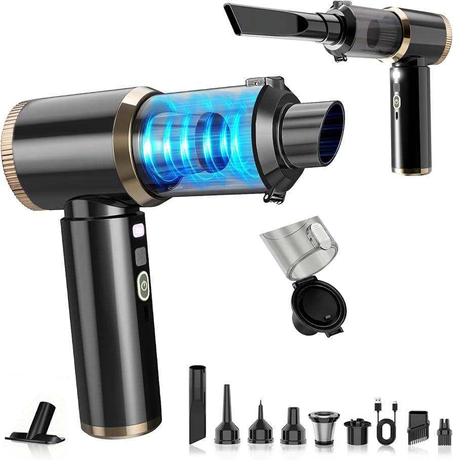 Amazon | 【期間限定特価】ハンディクリーナー 車用掃除機 独立LED