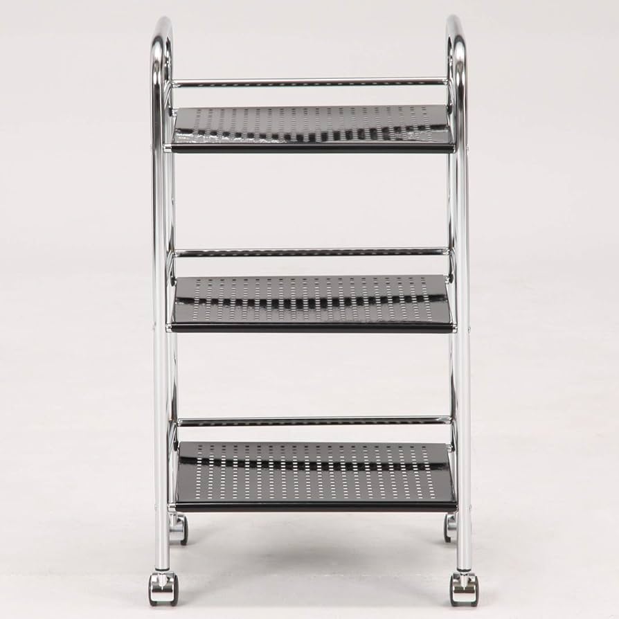 Amazon.co.jp: 不二貿易 キッチンワゴン ラック 3段 幅40×奥行32×高さ