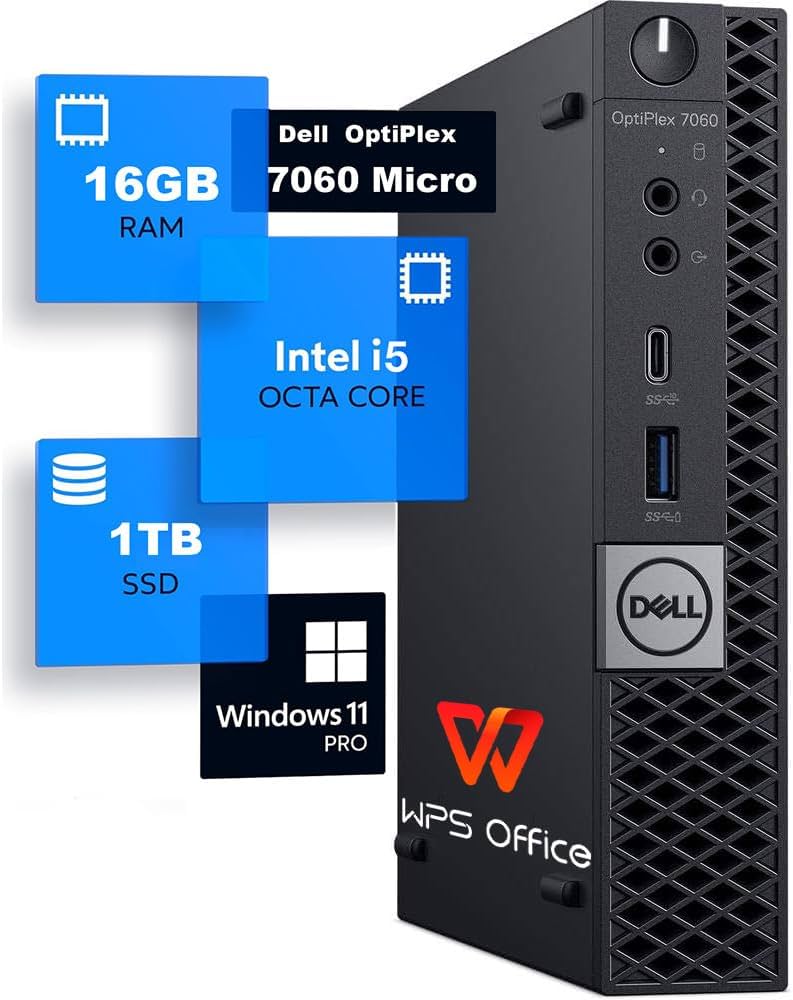 Amazon.co.jp: Dell 超ミニPC OptiPlex 7060 Micro Intel 第八世代Core