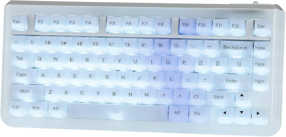 Amazon | KiiBOOM Jade75 75% CNC+UV樹脂成型 ワイヤレスメカニカル