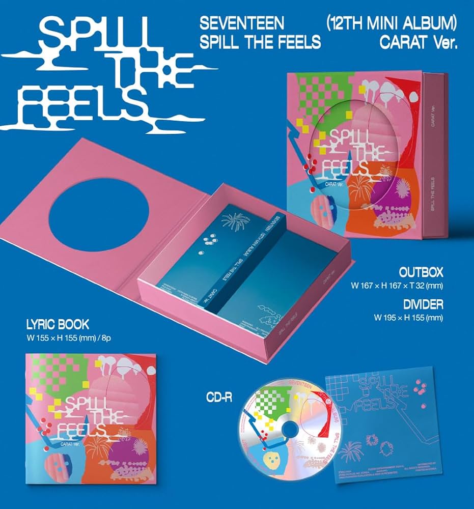Amazon.co.jp: SEVENTEEN Spill The Feels [Carat ver.] 12thミニ