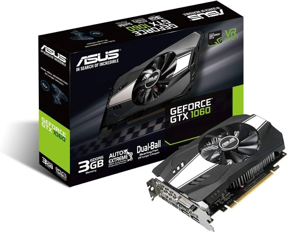 Amazon | ASUS PH-GTX1060-3G GeForce GTX 1060 3 GB GDDR5