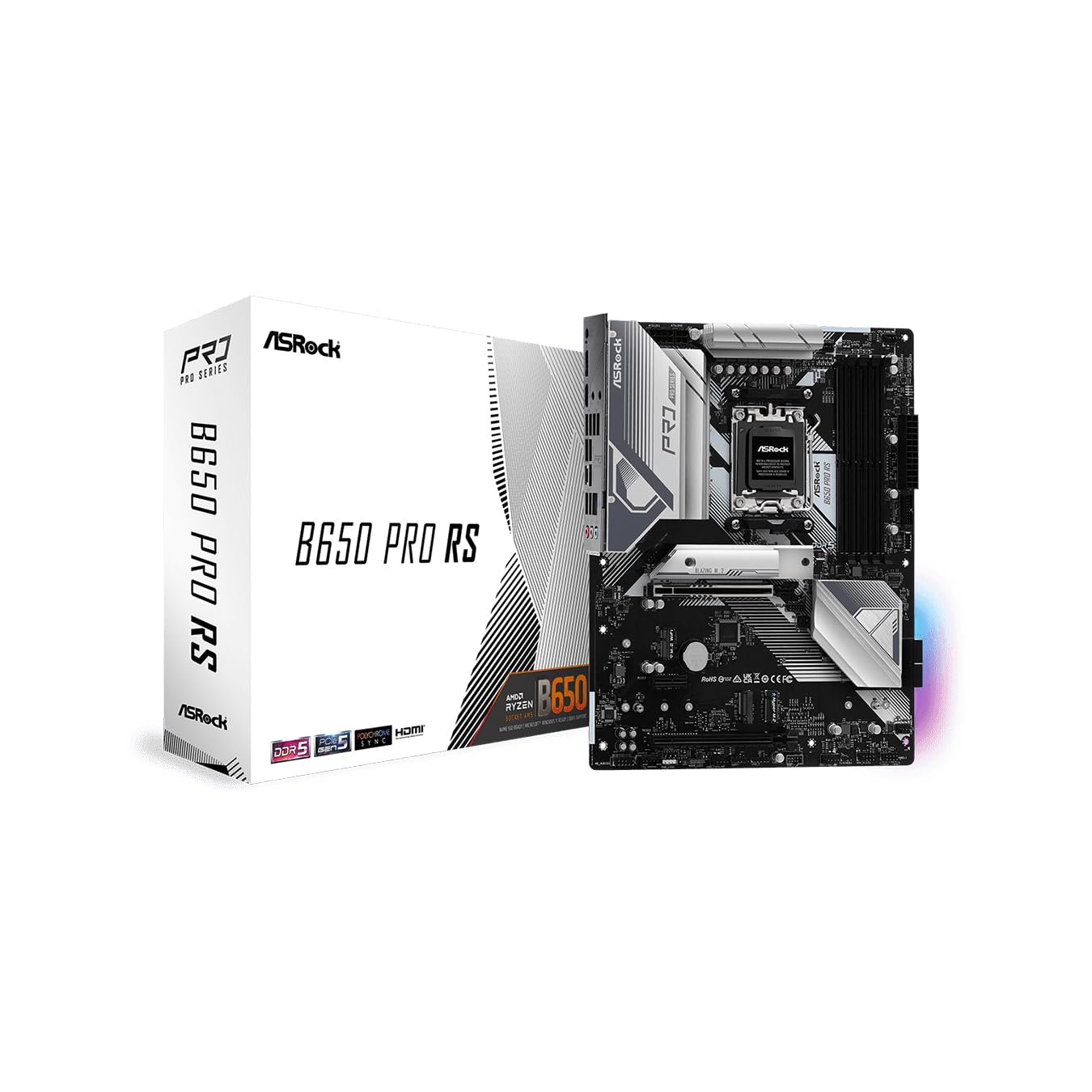 Amazon | ASRock マザーボード B650 Pro RS AMD Ryzen 7000 シリーズ