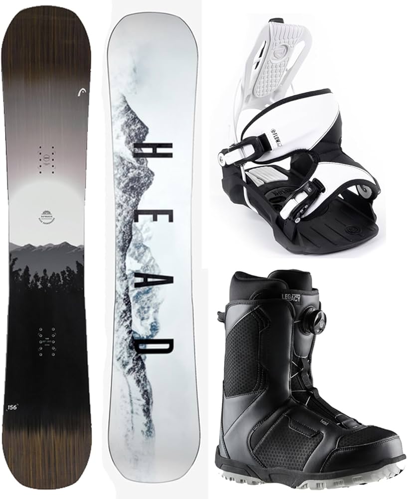 Amazon.com : 2024 HEAD Daymaker 159 cm Men's Snowboard Package