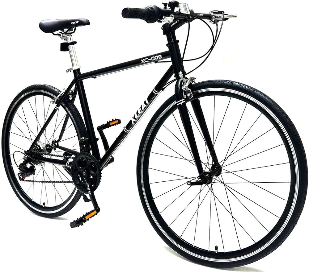 Amazon | 【最軽量モデル】自転車 クロスバイク XLEAT 21段変速 XC-009