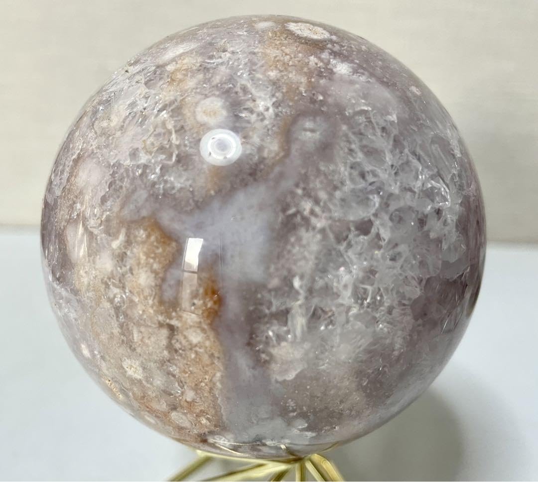 Amazon.co.jp: ジオード ピンクアメジスト スフィア パワーストーン