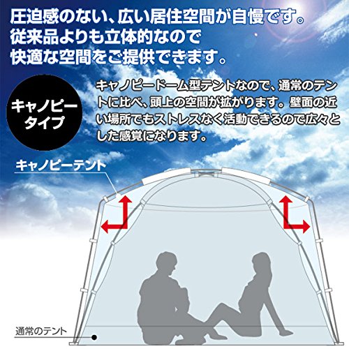 Amazon | [キャンパーズコレクション 山善] プロモキャノピーテント 7