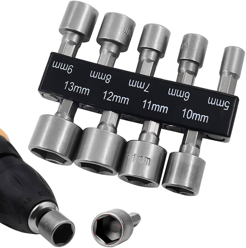 Amazon | 電動ドライバードリルビット ソケットスリーブ 六角ビット 1