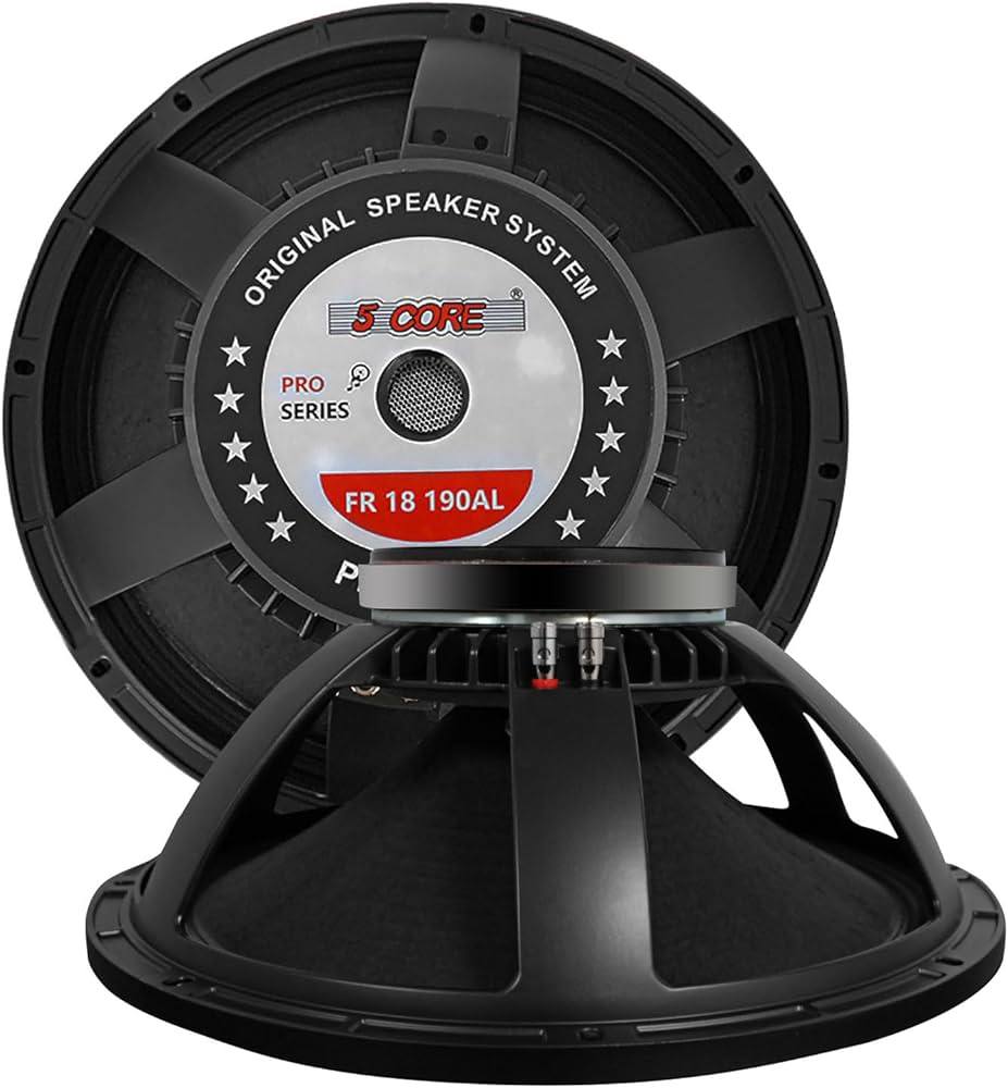 Amazon | 5コア 18インチ サブウーファースピーカー 600W RMS